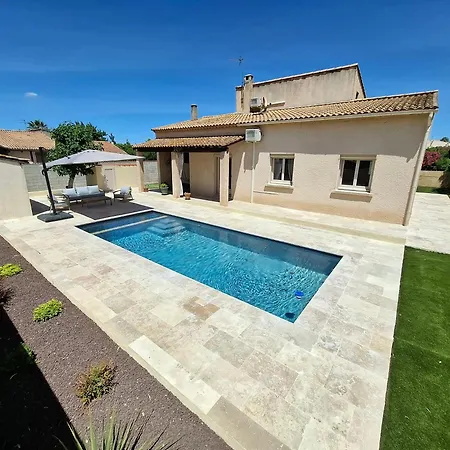 Mangareva - Piscine, Clim, 4 & Wifi * Mauguio